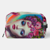 Blume Goddess Waschbeutel (Rückseite)