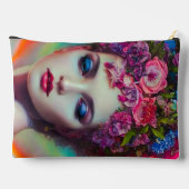 Blume Goddess Zubehörtasche (Rückseite)