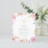 Blume & Gold Cross Erste Heilige Kommune Haushalt (Stehend Vorderseite)