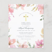 Blume & Gold Cross Erste Heilige Kommune Haushalt (Vorderseite)