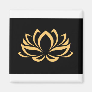 Blume Golden Golden Lotus Magnet