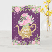 Blume Goldener Teekessel zum Muttertag Karte (Gelbe Blume)