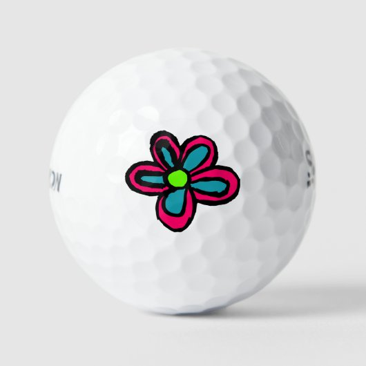 Blume Golfball (Vorderseite)