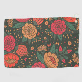 Blume Golfhandtuch (Horizontal)