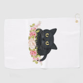 Blume Golfhandtuch (Horizontal)