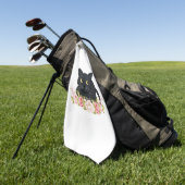 Blume Golfhandtuch (Gras)