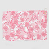 Blume Golfhandtuch (Horizontal)
