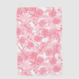 Blume Golfhandtuch