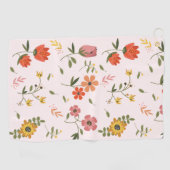 Blume Golfhandtuch (Horizontal)
