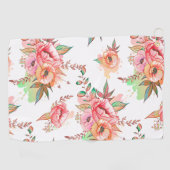 Blume Golfhandtuch (Horizontal)