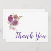Blume Grace Dankeskarte (Vorne/Hinten)