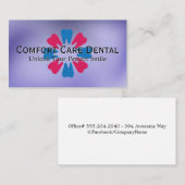 Blume Graphic | Zahnarzt Visitenkarte (Vorne/Hinten)