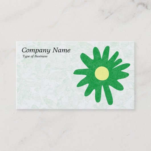 Blume: Grass Green Visitenkarte (Vorderseite)