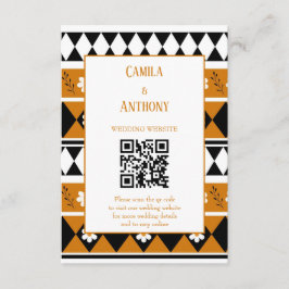 Blume Grenzstreifen Diamond-Boho Blumenmuster Begleitkarte