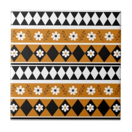 Blume Grenzstreifen Diamond-Boho Blumenmuster Fliese