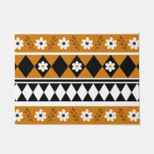 Blume Grenzstreifen Diamond-Boho Blumenmuster