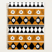 Blume Grenzstreifen Diamond-Boho Blumenmuster Planer (Vorderseite)