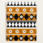 Blume Grenzstreifen Diamond-Boho Blumenmuster Planer (Vorderseite)