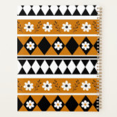 Blume Grenzstreifen Diamond-Boho Blumenmuster Planer (Rückseite)