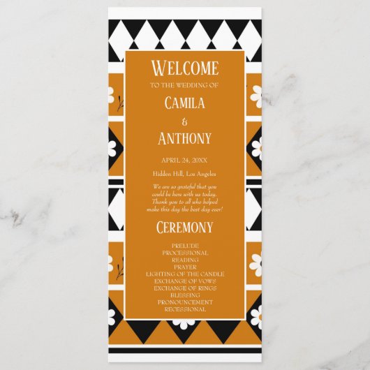 Blume Grenzstreifen Diamond-Boho Blumenmuster Programm (Vorderseite)