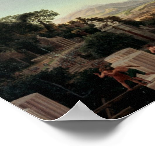 Blume Griechenlands Poster (Ecke)