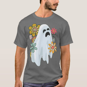 Blume Groovy Vintag Retro Halloween Kostüm Niedlic T-Shirt