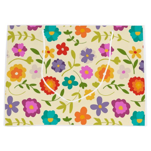 Blume Große Geschenktüte (Vorderseite)