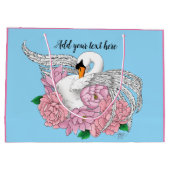 Blume Große Geschenktüte (Rückseite)