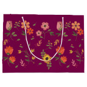 Blume Große Geschenktüte (Rückseite)