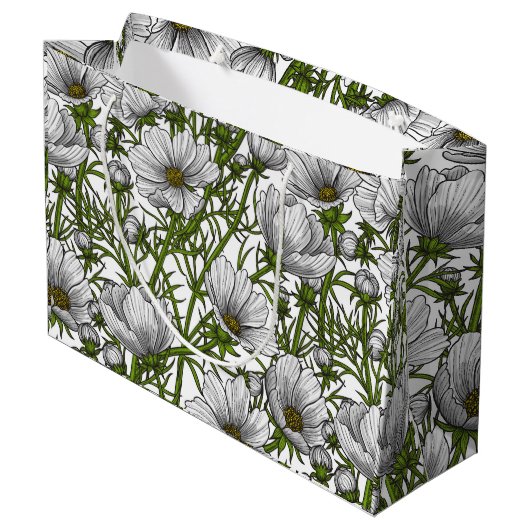 Blume Große Geschenktüte (Rückseite Schrägansicht)