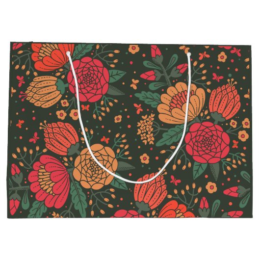 Blume Große Geschenktüte (Rückseite)