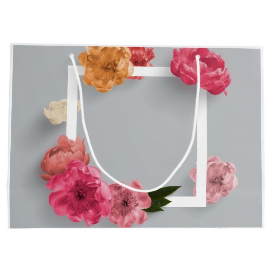 Blume Große Geschenktüte (Rückseite)
