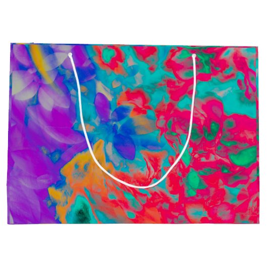 Blume Große Geschenktüte (Rückseite)