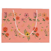 Blume Große Geschenktüte (Rückseite)