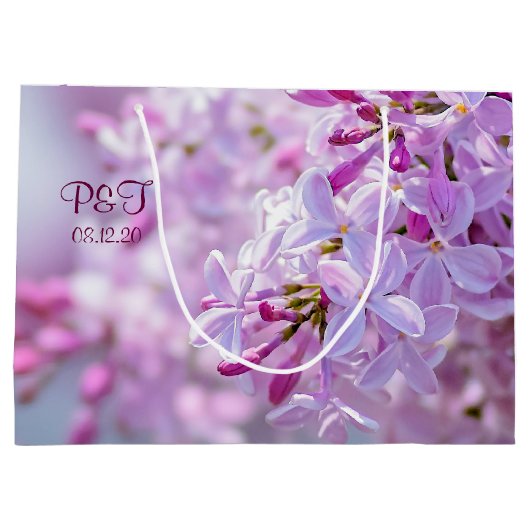 Blume Große Geschenktüte (Rückseite)