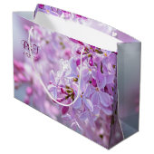 Blume Große Geschenktüte (Rückseite Schrägansicht)