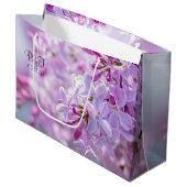 Blume Große Geschenktüte (Vorderseite Schrägansicht)