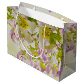 Blume Große Geschenktüte (Rückseite Schrägansicht)
