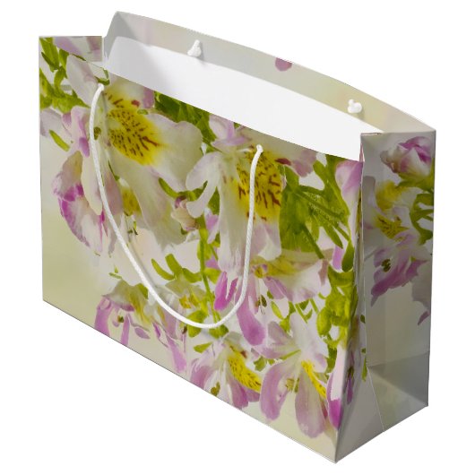 Blume Große Geschenktüte (Rückseite Schrägansicht)