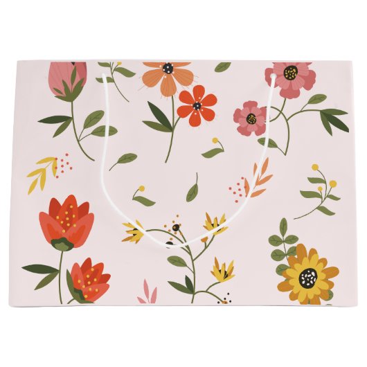 Blume Große Geschenktüte (Vorderseite)