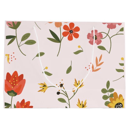 Blume Große Geschenktüte (Rückseite)