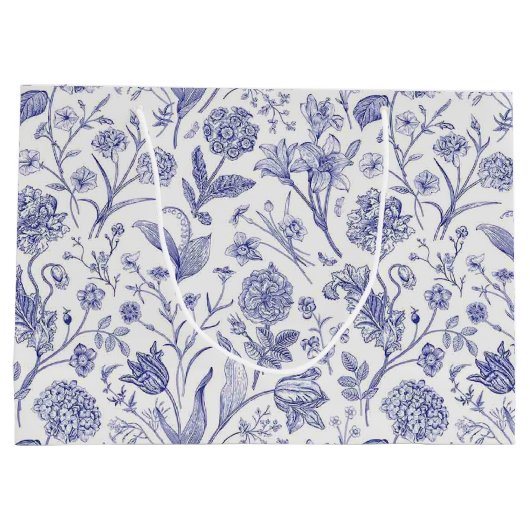 Blume Große Geschenktüte (Rückseite)