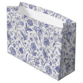 Blume Große Geschenktüte (Rückseite Schrägansicht)