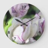 Blume Große Wanduhr (Vorderseite)