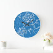 Blume Große Wanduhr (Zuhause)