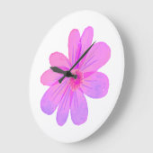Blume Große Wanduhr (Winkel)