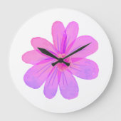 Blume Große Wanduhr (Vorderseite)