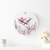 Blume Große Wanduhr (Zuhause)