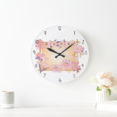 Blume Große Wanduhr (Zuhause)