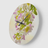 Blume Große Wanduhr (Winkel)